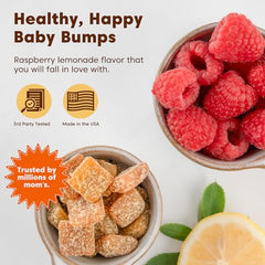 Black Girl Vitamins prenatal gummies nutrition label highlights essential nutrients for development.