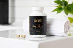 USA-made Black Girl Vitamins sea moss capsules for quality wellness