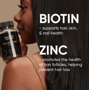 Black Girl Vitamins USA-made bottle on store shelf
