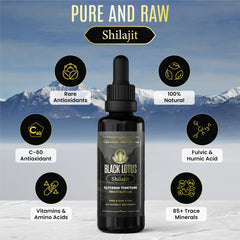 Black Lotus Shilajit energy-support scene suited for daily tasks and workouts.