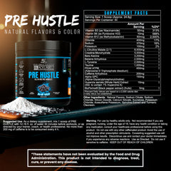 BLACKLABEL PRE Hustle V3 NSF label closeup conveying trust and certification.