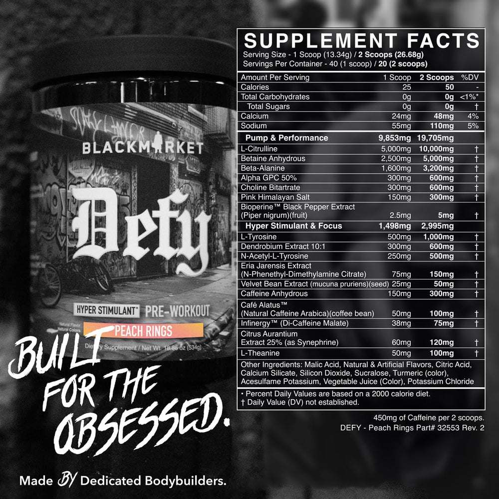 Athlete using DEFY for sustained energy and focus during training.