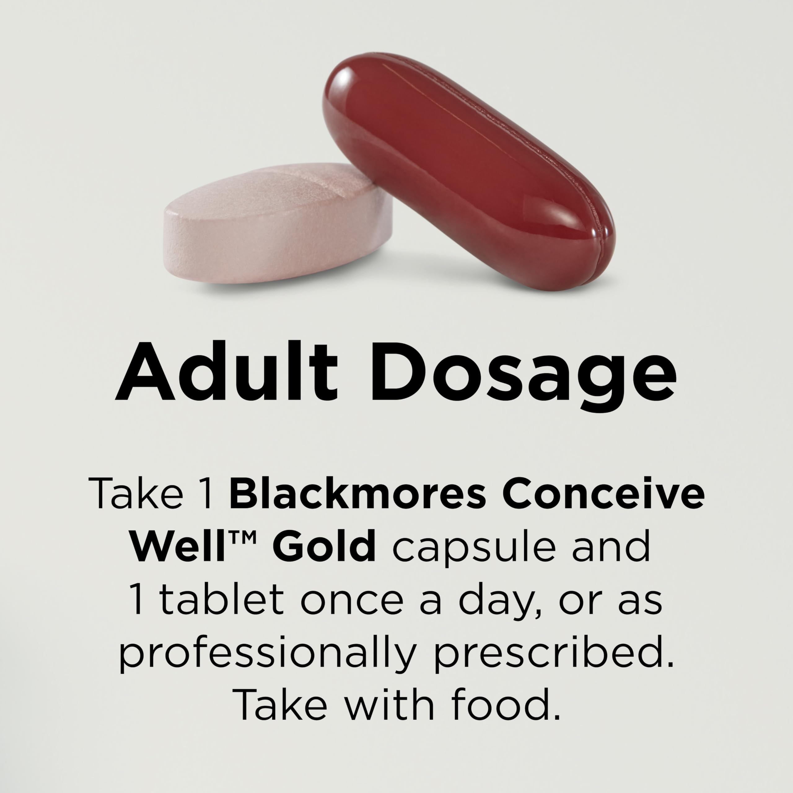 Blackmores Conceive Well Gold iron visual highlighting mineral support