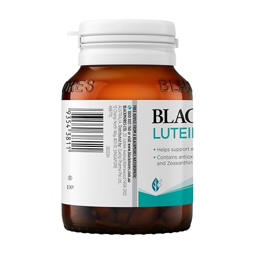 Close-up of Blackmores Lutein Defence tablets for screen use