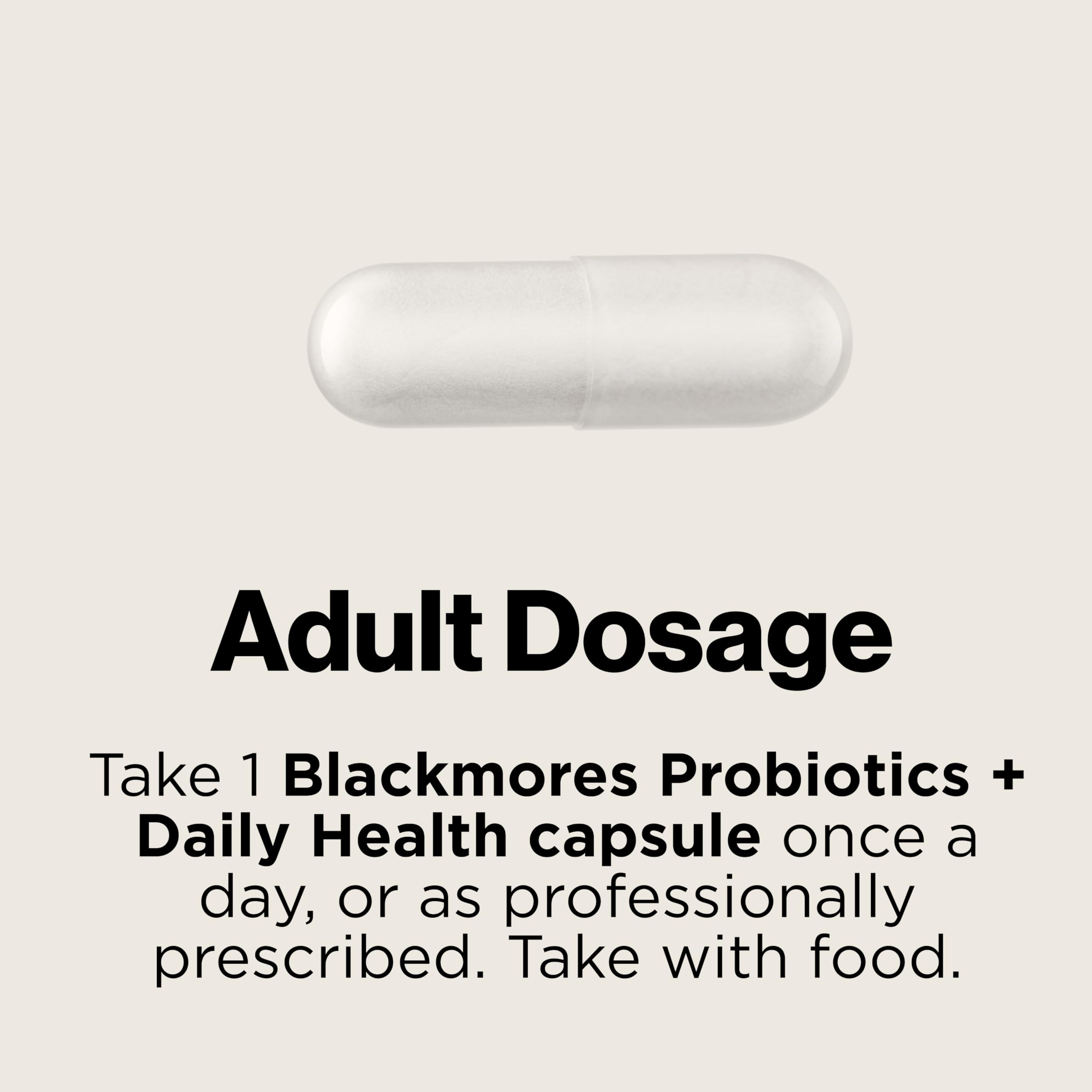 Blackmores Probiotics+ Daily Health label highlights 30 billion CFU.