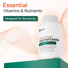 BLADDER SMART buffered vitamin C tablet closeup emphasizes gentle acidity