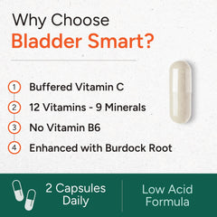 BLADDER SMART burdock root ingredient for added daily wellness