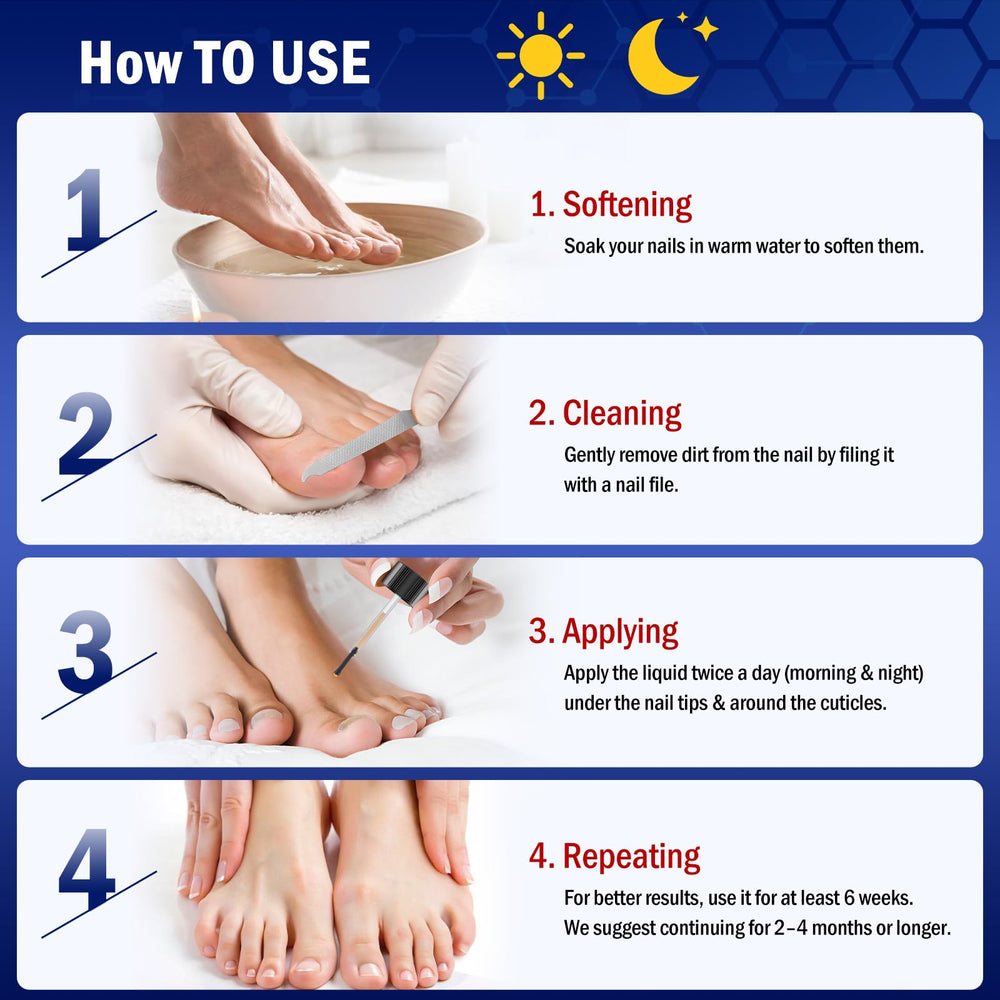 Bldaxn damaged nails restoration serum supports improved nail strength