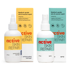 BLDG ACTIVE Active Skin Repair ointment bottle close-up shows smooth texture and potential fast relief.