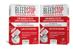 BleedStop powder 15g bottle pour helps quick clotting to control bleeding.