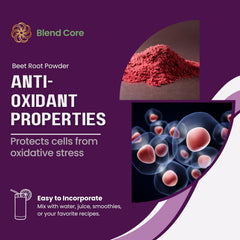 Blend Core Beet Boost athletic pre-workout drink ready to fuel performance