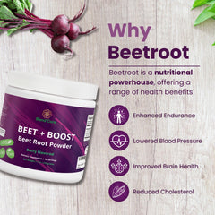Blend Core Beet Boost vitamin C beet powder for immune-friendly nutrition