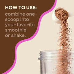 Shaker with chocolate Bomb Plant Protein shake ready for a workout