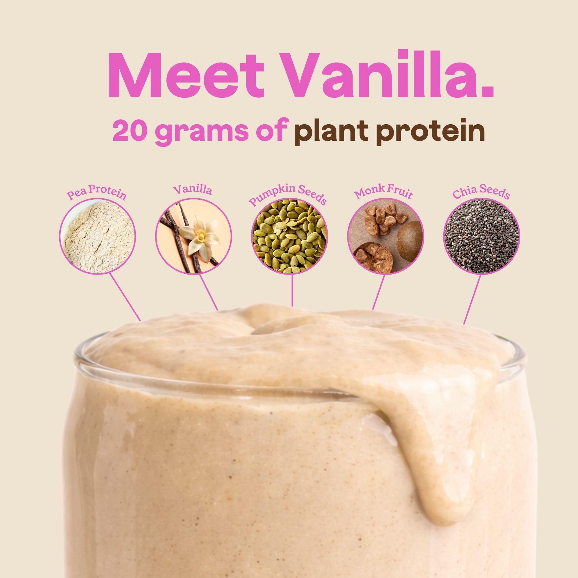 Blender Bombs Bomb Plant Protein smoothie ingredients arranged for quick blends.