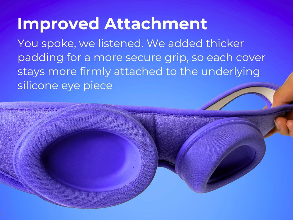 Blinkjoy Hydrating Sleep Mask removable cups allow easy cleaning.