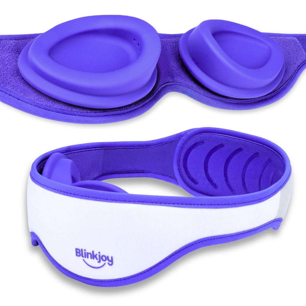 Blinkjoy Hydrating Sleep Mask silicone cups form a moisture seal around the eyes.