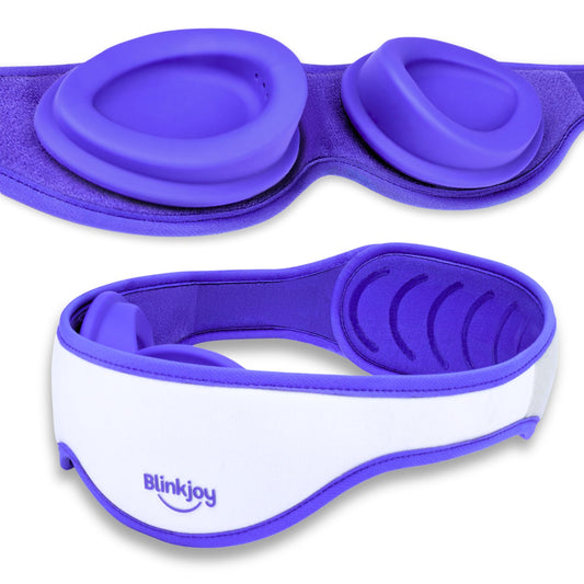 Blinkjoy Hydrating Sleep Mask silicone cups form a moisture seal around the eyes.