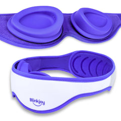 Blinkjoy Hydrating Sleep Mask silicone cups form a moisture seal around the eyes.