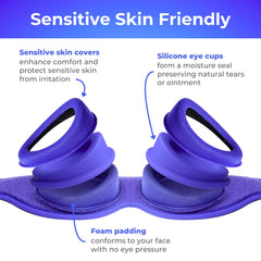 Blinkjoy Hydrating Sleep Mask features soft medical-grade material for comfort.