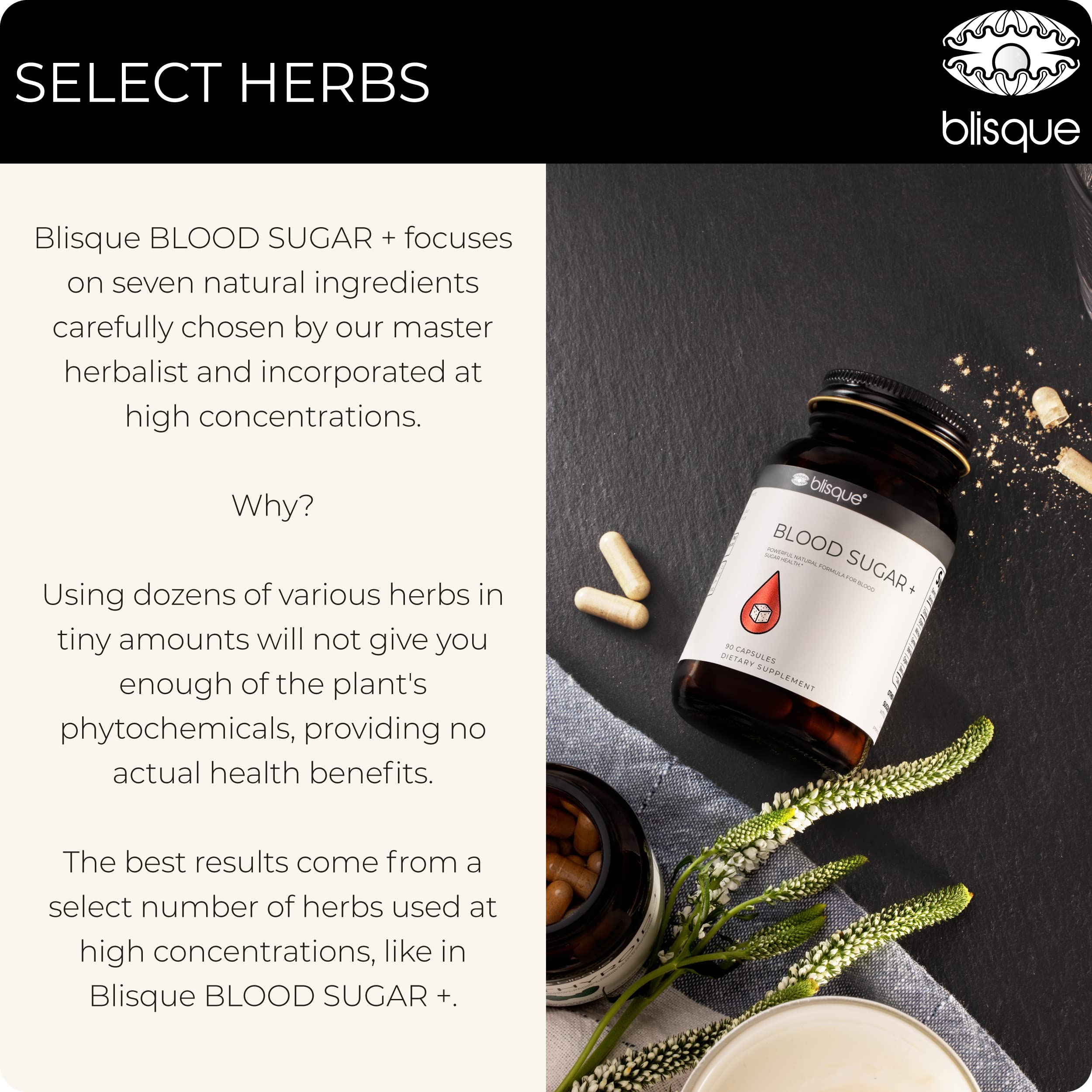 Blisque Bitter Melon plant detail highlights natural nutrient sources