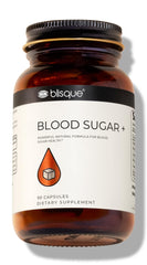 Blisque Blood Sugar bottle with capsules for daily wellness support