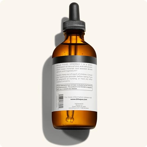 Eco-friendly packaging and clear labeling of Blisque Fulvic Minerals