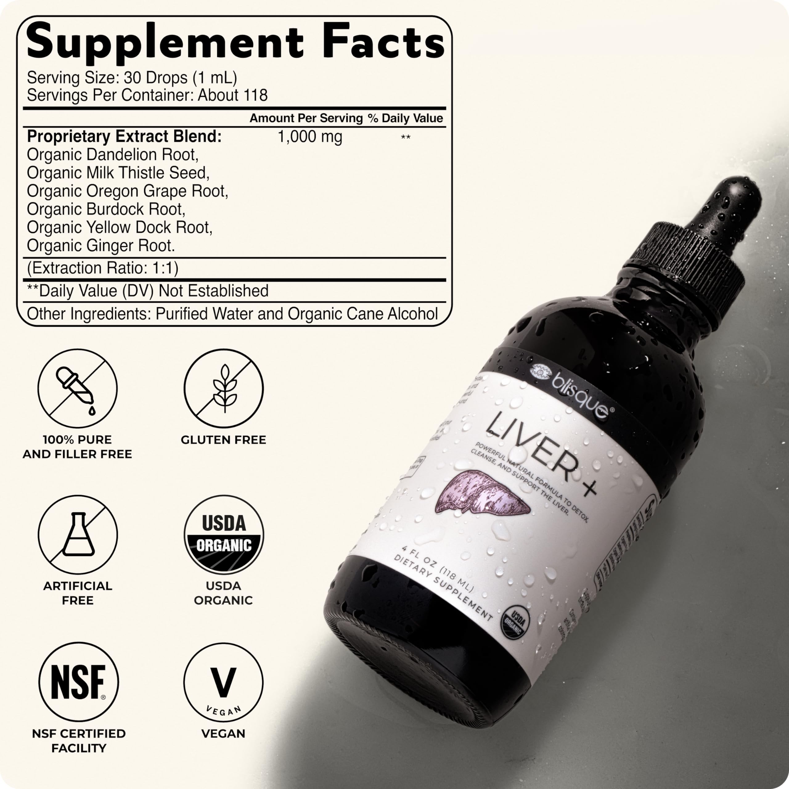 Blisque LIVER+ daily-use glass demonstrates easy routine intake