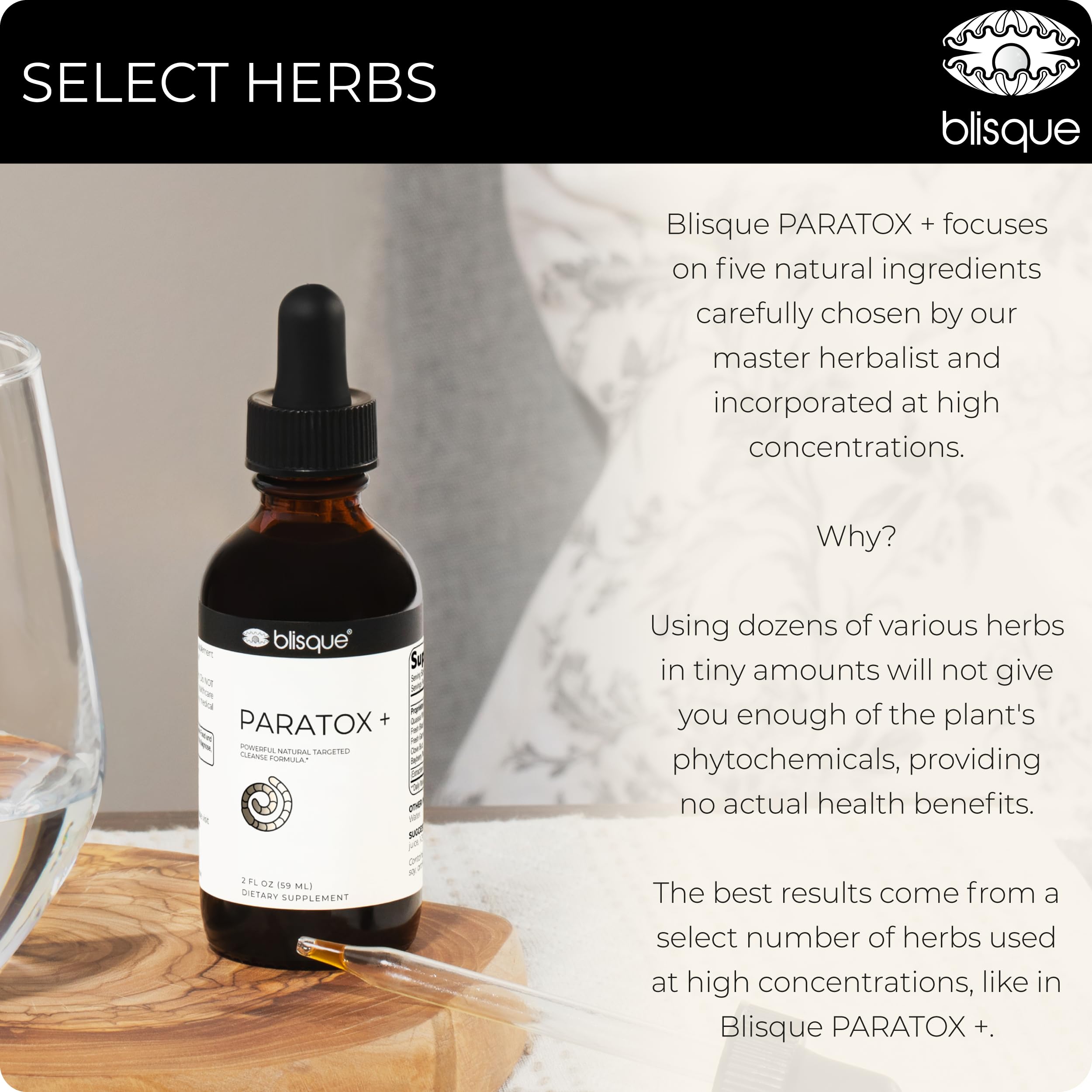 Lifestyle scene with Blisque PARATOX+ suggesting digestive balance