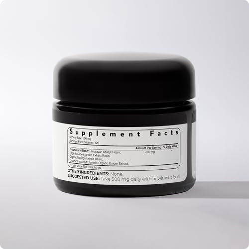 Blisque Shilajit resin manufactured in a USA facility