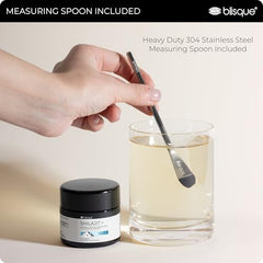Blisque resin poured over cup hints convenient ritual boosts.