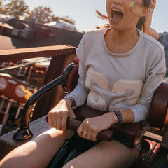 Blisslets travel use on plane or cruise depicted for practical wear