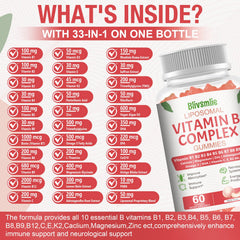 Blivsmlie nutrition label view highlighting liposomal delivery and enhanced absorption.