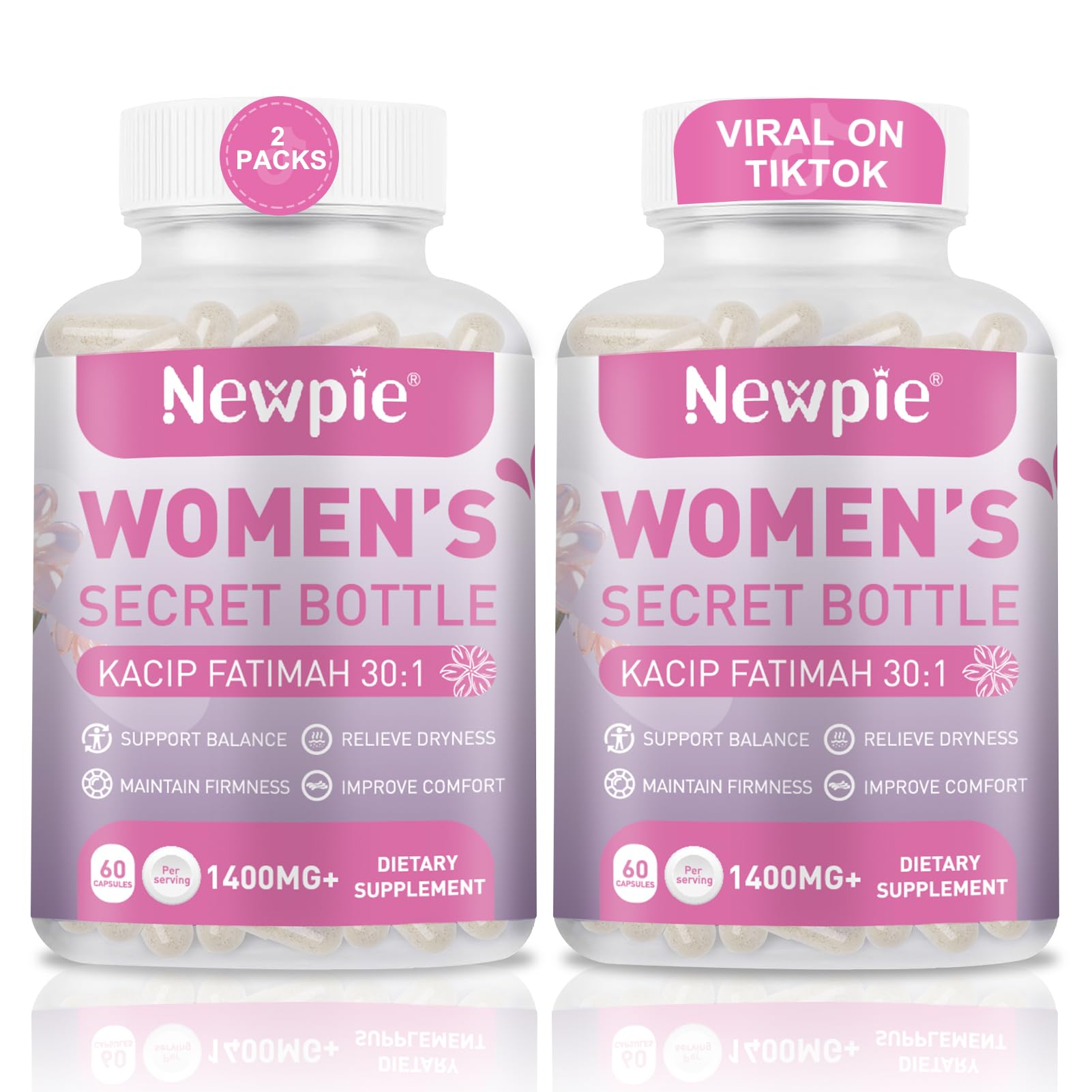 Blltzzz Vaginal Moisturizer Capsules bottle for easy daily hydration ritual