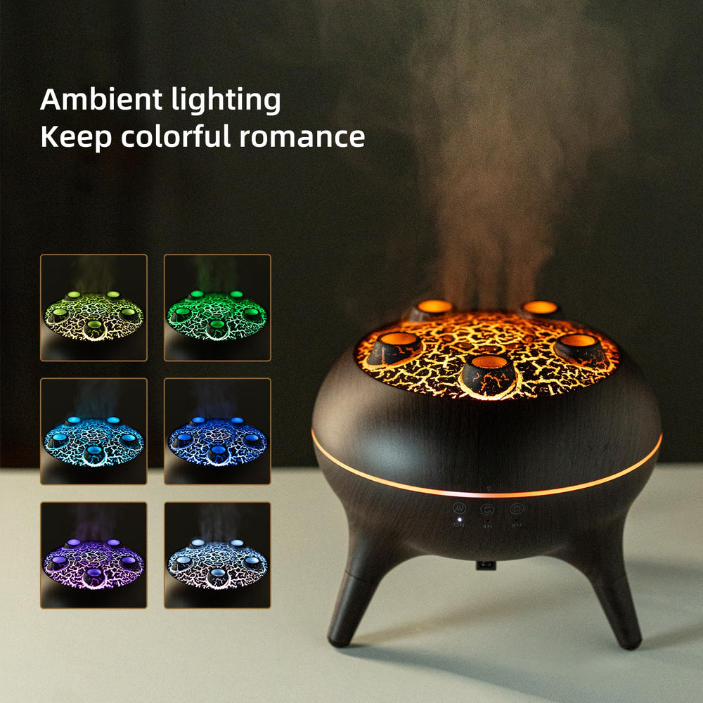 BLOIMP diffuser with 7-color LED lights and remote control promotes ambiance