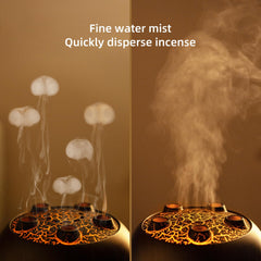 BLOIMP jellyfish diffuser shows 5-nozzle dispersion for wider coverage
