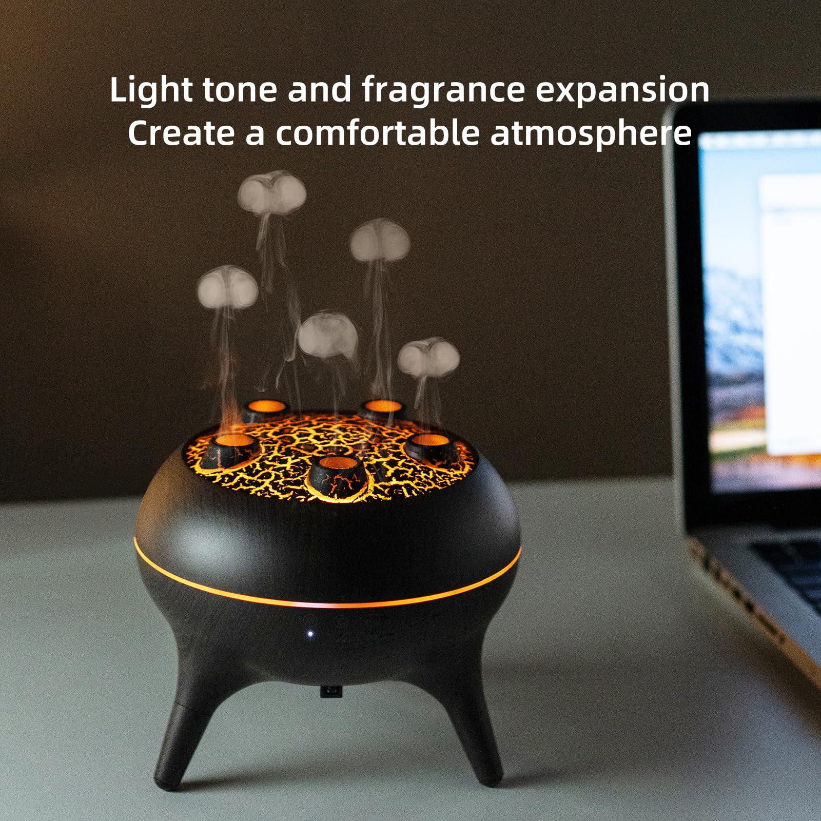 BLOIMP ultrasonic diffuser operates quietly for peaceful bedrooms or offices