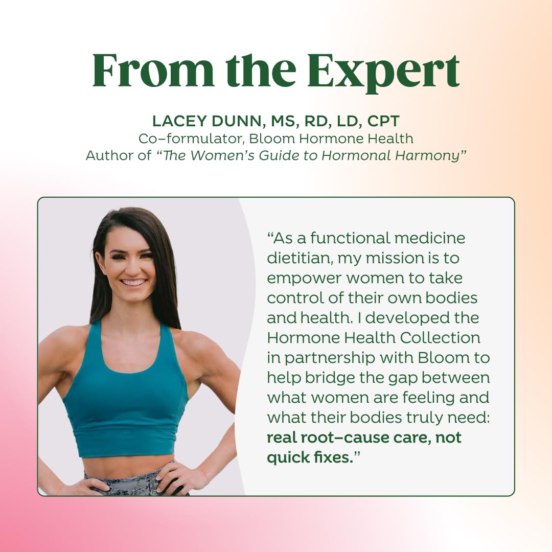 Founder story card reflecting Bloom Nutrition's female-founded approach