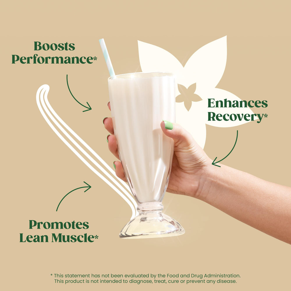 Bloom Nutrition Whey Isolate Vanilla powder closeup shows smooth texture for shakes.