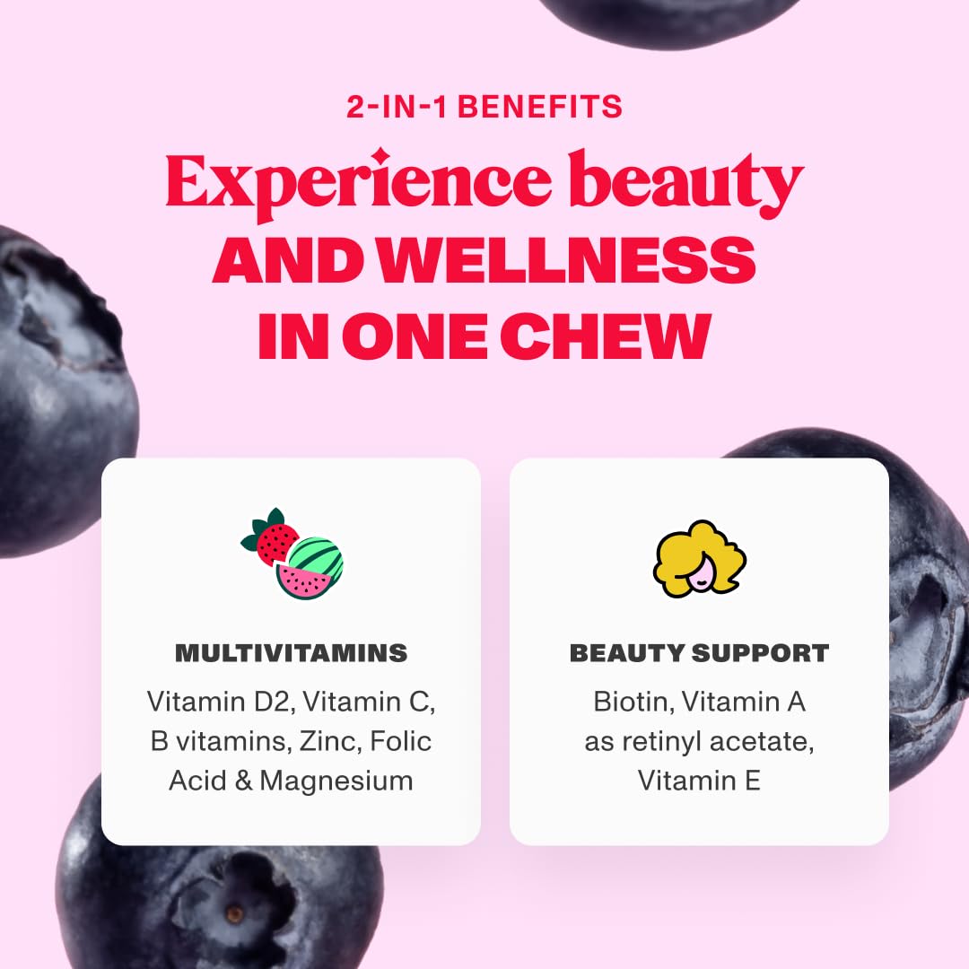 Bloom Robbins bottle label emphasizes biotin 5000 mcg per serving