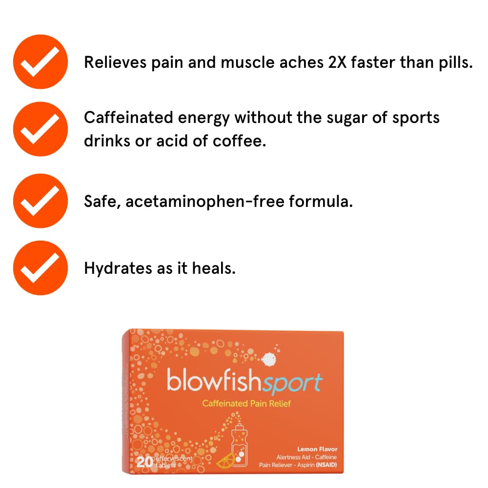 Sport bottle with Blowfish Sport label ready for training.