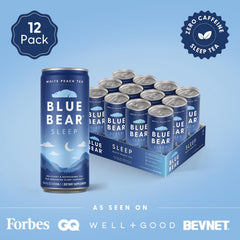Blue Bear vegan and kosher certification logos on can.