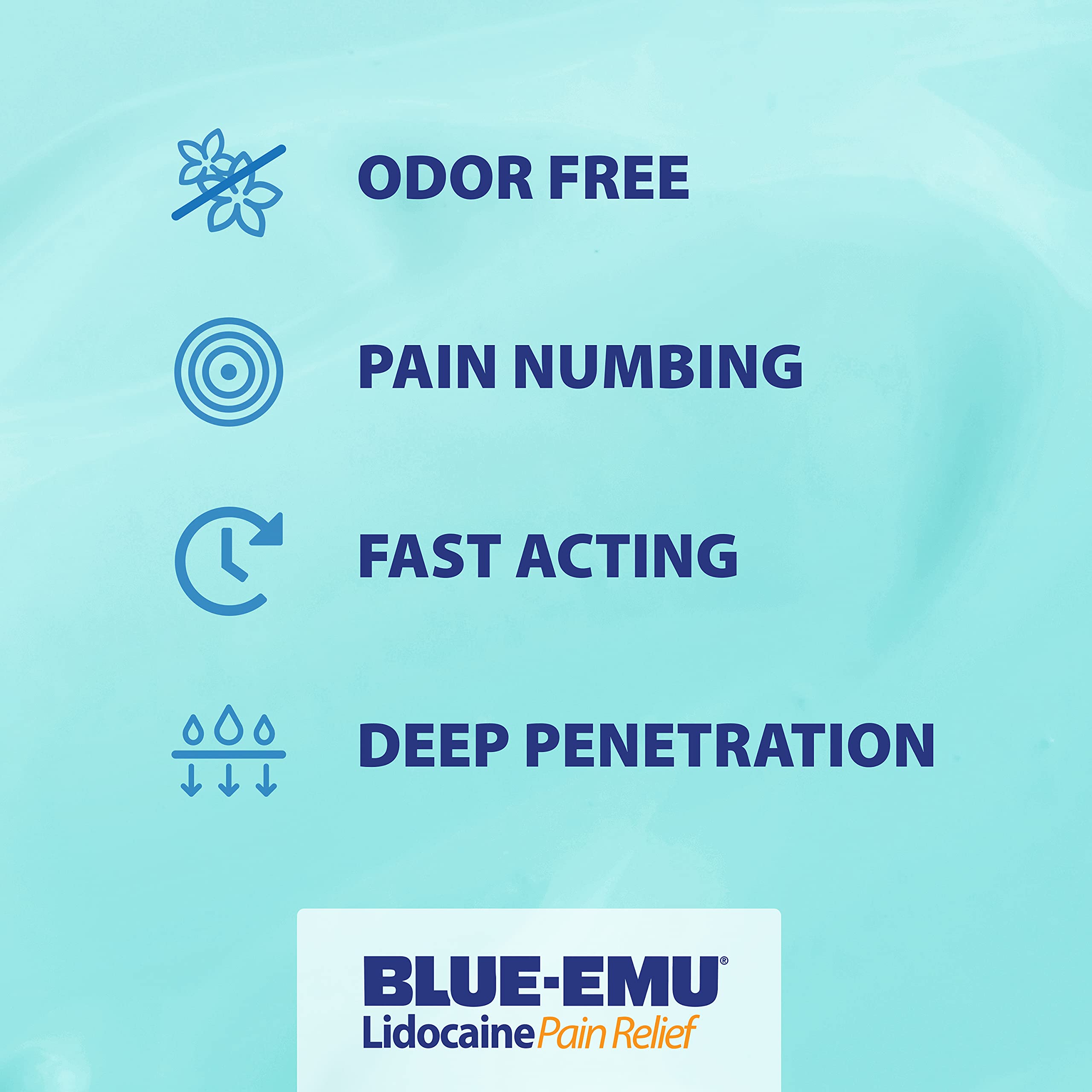 BLUE-EMU athlete-ready image highlights gym-bag friendly pain relief.