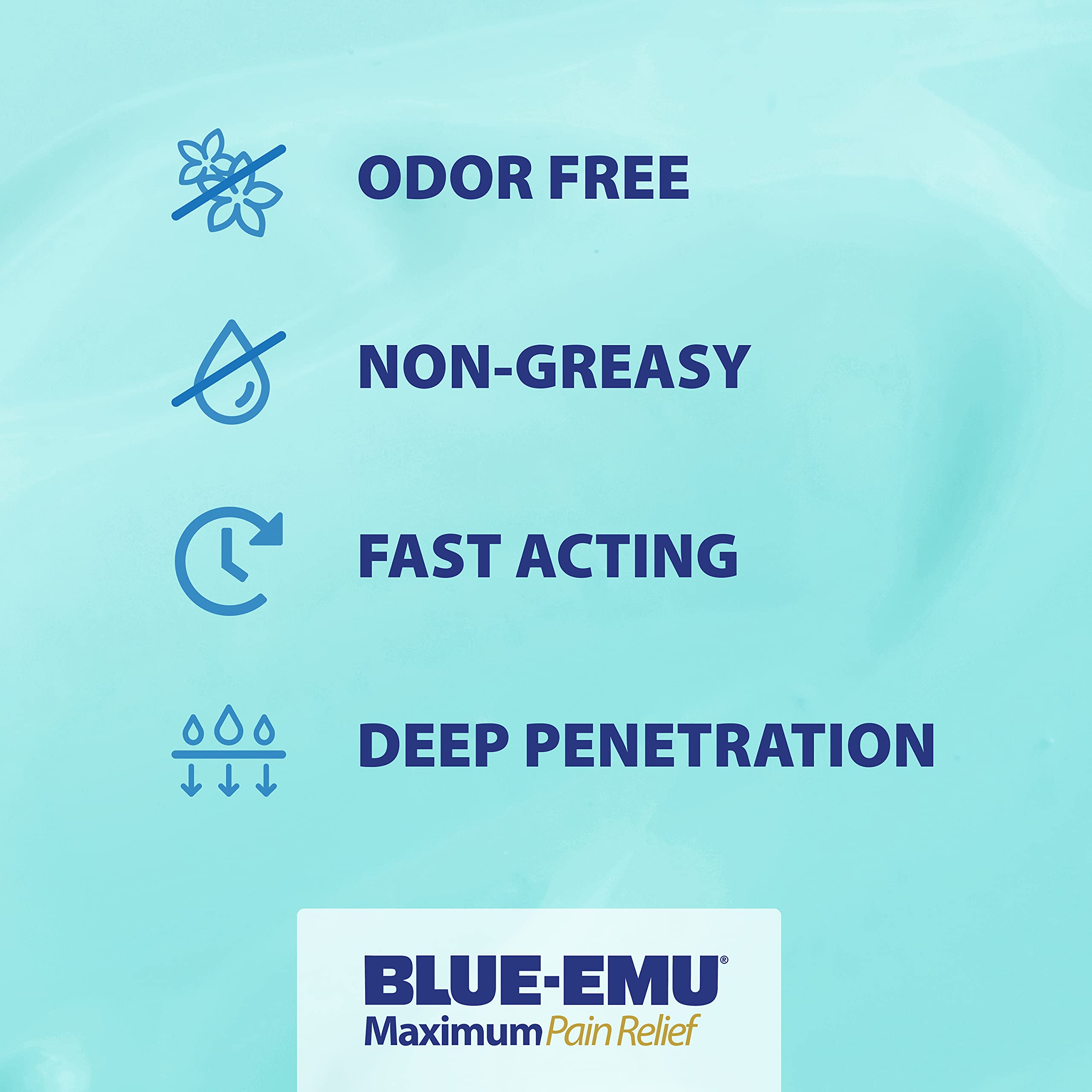 BLUE-EMU Maximum Pain Relief Cream application on knee suggests daily comfort