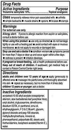 BLUE-EMU Maximum Pain Relief Cream jar label visible implies family-ready relief routine