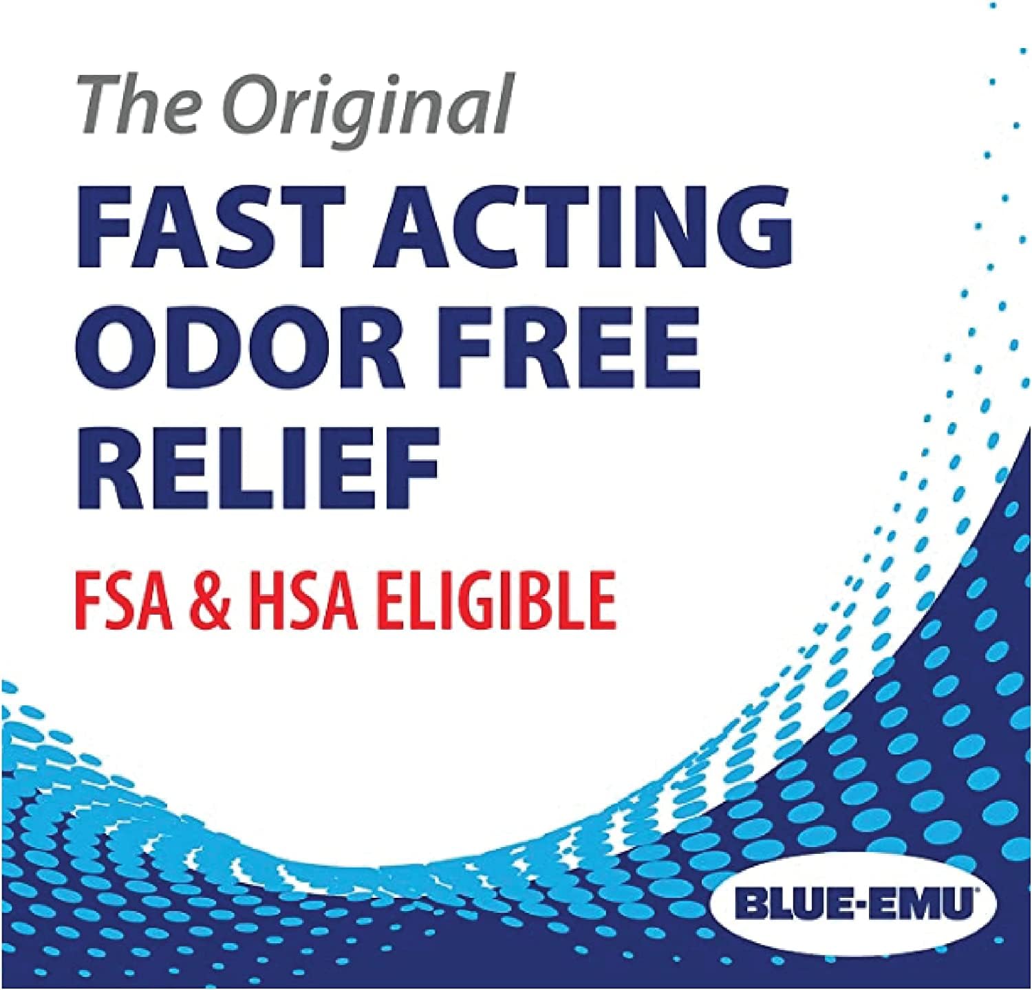 Blue-Emu packaging box highlights generous gallon size and everyday use.