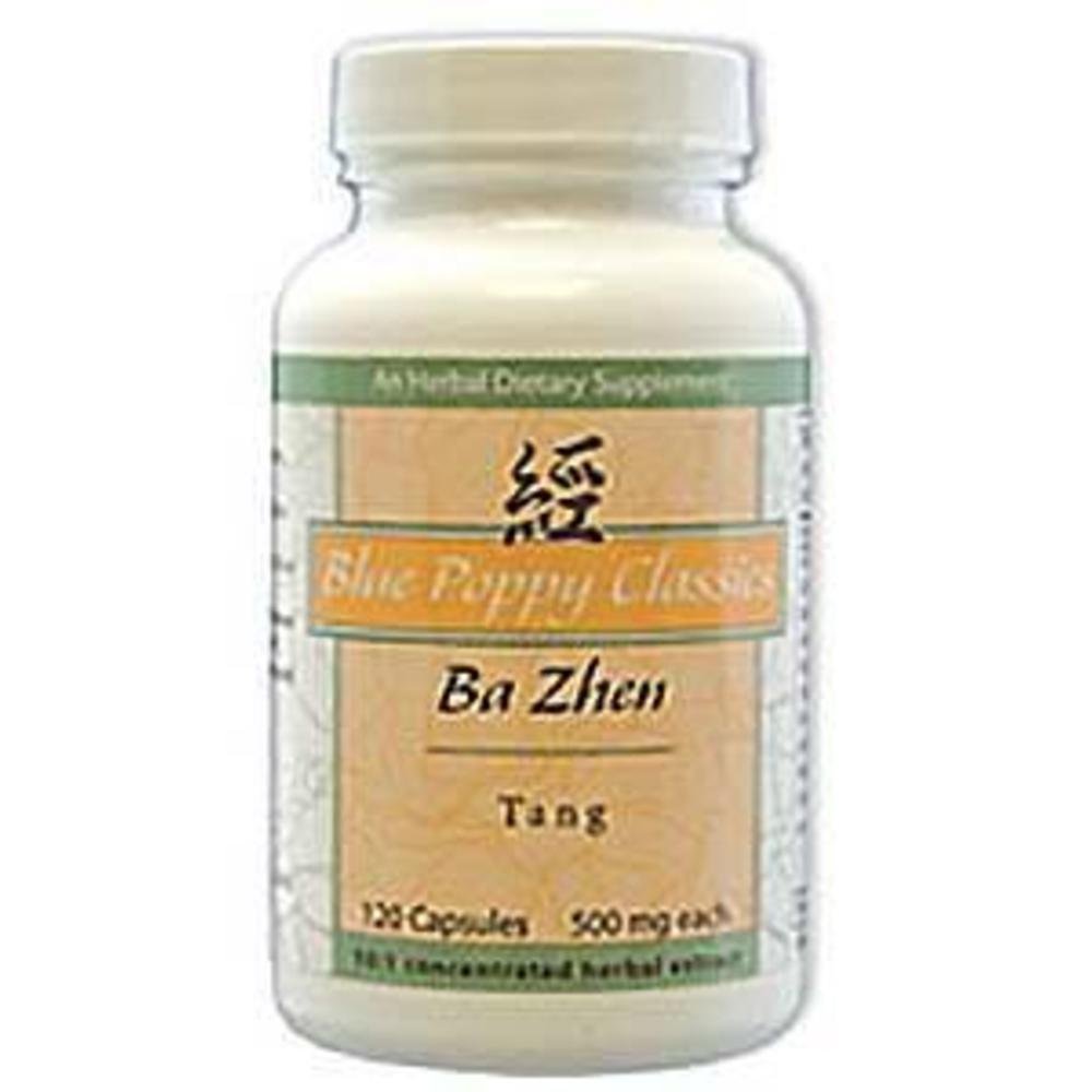 Blue Poppy Ba Zhen Tang 120 caps bottle, supporting daily balance and wellness.