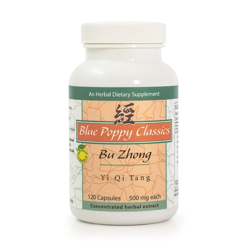 Blue Poppy Bu Zhong Yi Qi Tang capsules ready for daily support