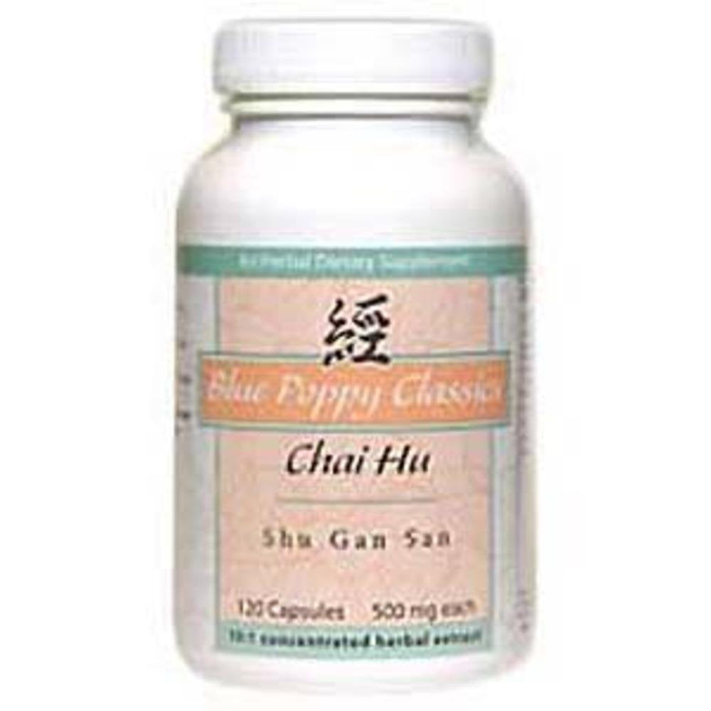 Blue Poppy Chai Hu Shu Gan San 120 caps bottle supports balanced qi and daily balance.