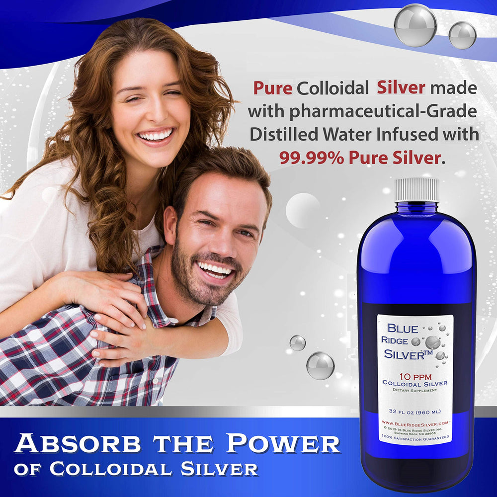 Blue Ridge Silver 32 oz bottle for long-lasting supply and convenience.
