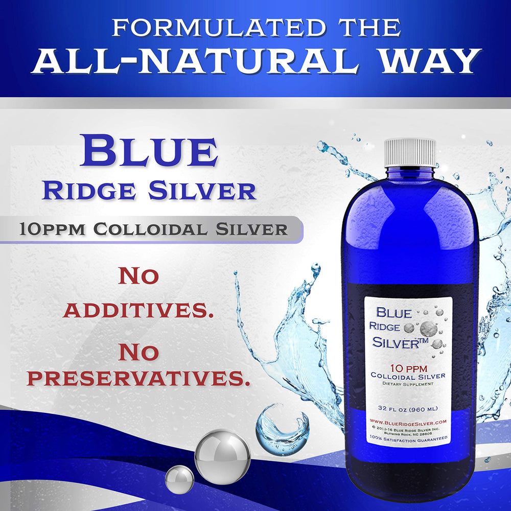 Blue Ridge Silver batch-testing seal demonstrates quality assurance.